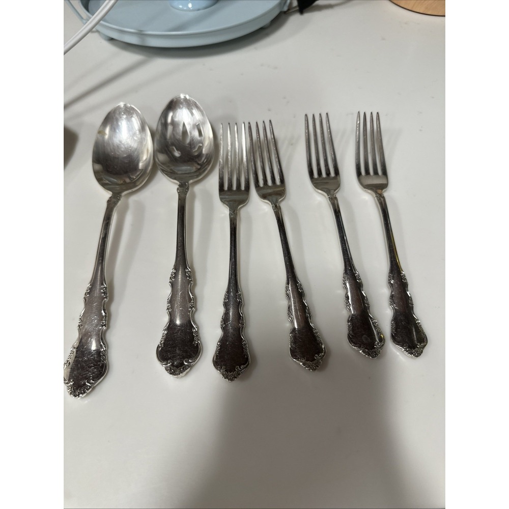 dresden rose reed and barton flatware‎ 6 Pieces
